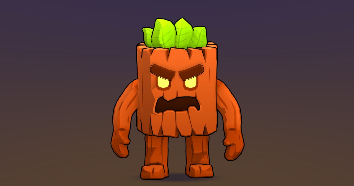 Animated Cartoon Jungle Monster| 9 Animations + Matcap Toon Shader | 3D ...