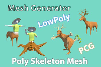 Poly Skeleton Mesh