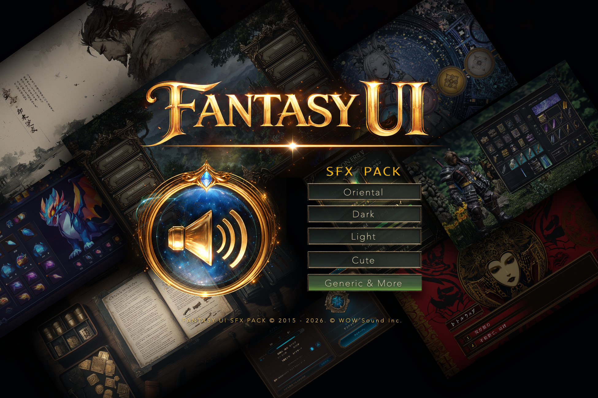 Fantasy UI Sound Effects Pack (AAA)