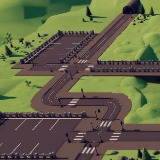 Low Poly Modular Road Pack- Mini World Studio