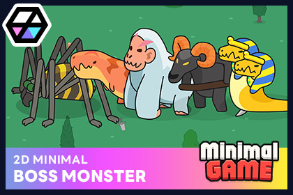 2D Minimal - Boss Monsters
