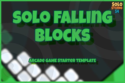 Solo Falling Blocks Game Template