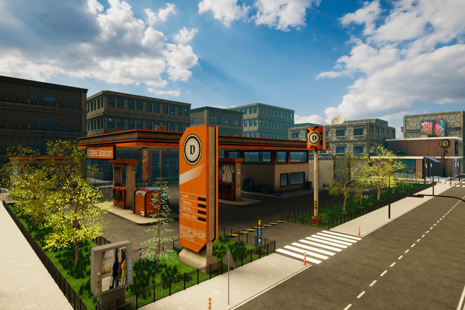 Modern City/Block 7. (URP) | 3D Urban | Unity Asset Store