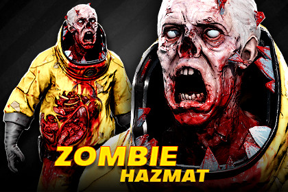 Zombie Hazmat - HD PBR Rigged Character