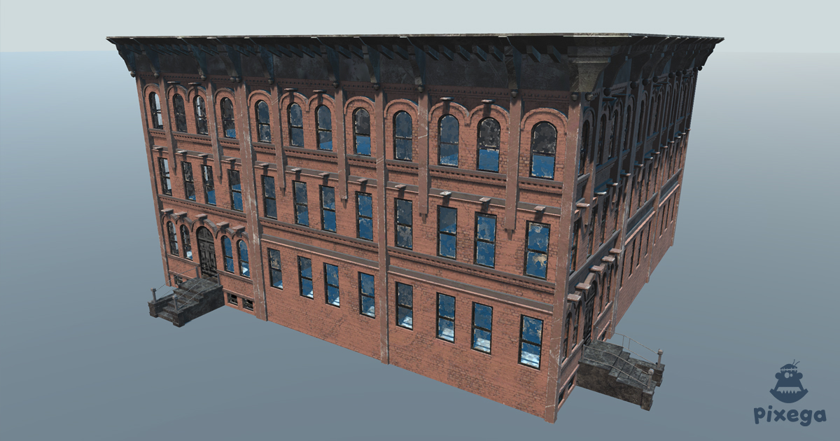 Abandoned Building Vol. 4 | 3D | Unity Asset Store