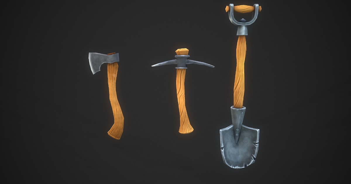 FREE Stylized Tools | 3D Tools | Unity Asset Store