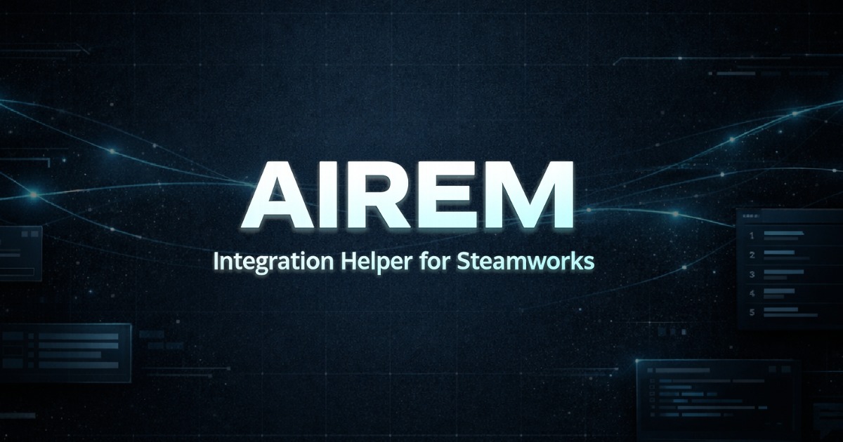 Airem Integration Helper for Steamworks | Integration | Unity Asset Store
