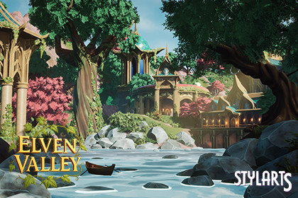 Stylized Elven Valley