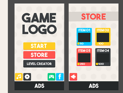 Unity Icon Cartoon Flat Cartoon UI & Icon Set | 2D Icons | Unity Asset Store