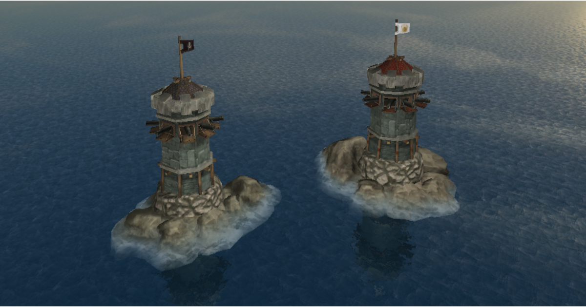 Low/Mid Poly RTS Tower | 3D Fantasy | Unity Asset Store