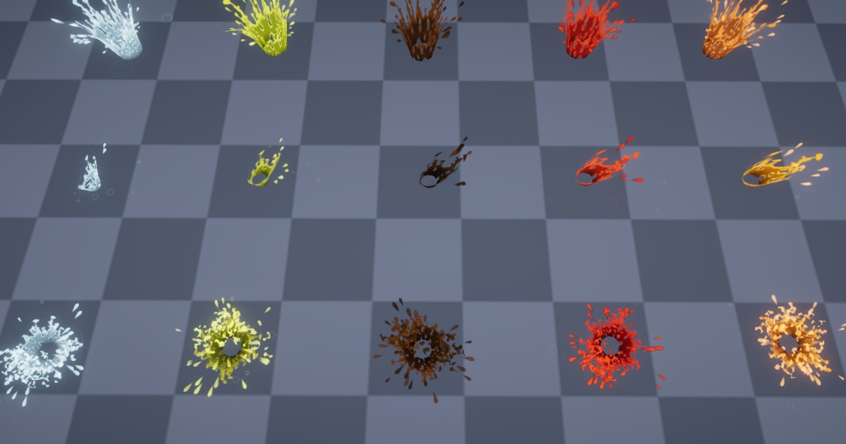 Stylized Splashes VFX pack | VFX Particles | Unity Asset Store
