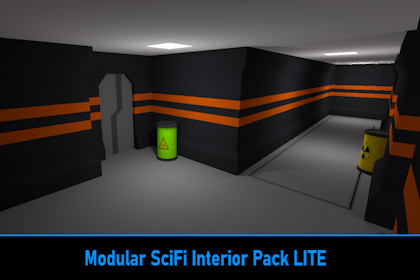 Modular Sci-Fi Interior Pack - Lite