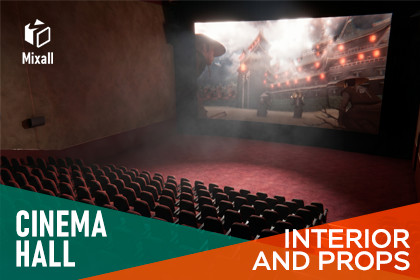 Cinema hall - interior and props