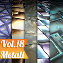 Texture Set Vol.18 Hand Painted Metall