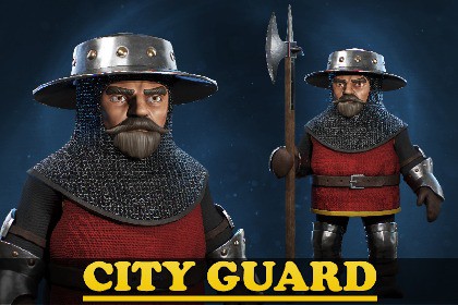 Stylized City Guard Knight