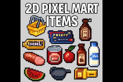 2D Pixel Mart Items