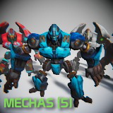 MECHA ROBOTS (5 SKINS)