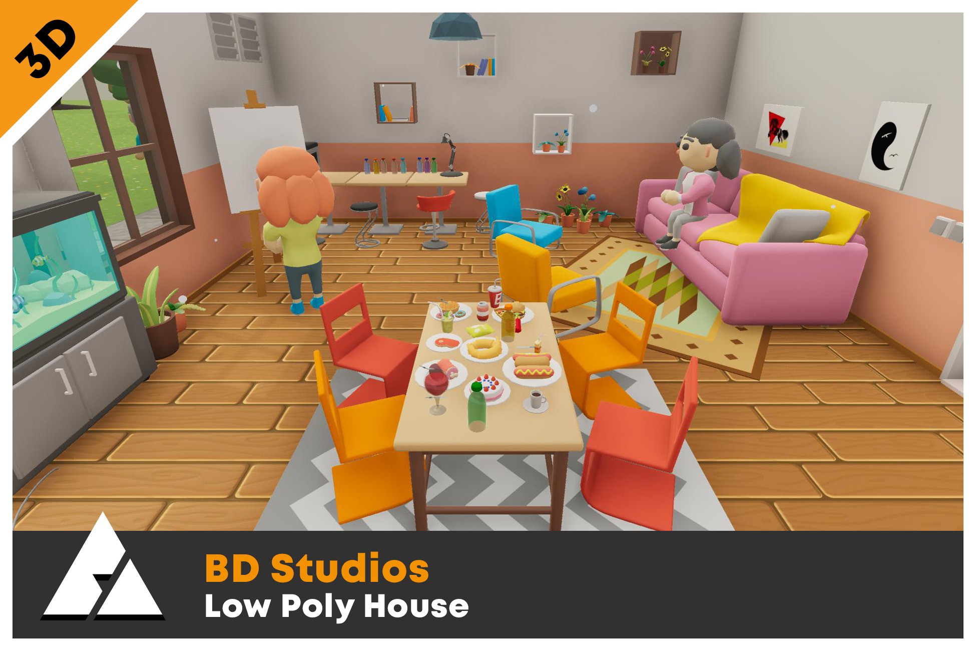 Low Poly House Pack by BD Studios | 3D Environments | Unity Asset Store
