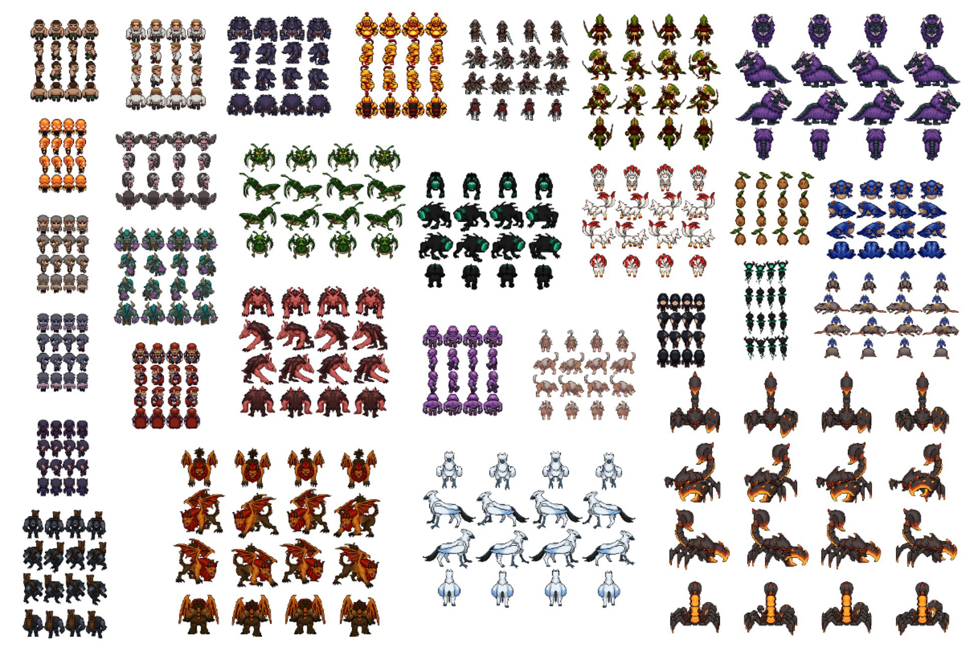 Pixelart_Monster_pack2_29types | 2D Characters | Unity Asset Store