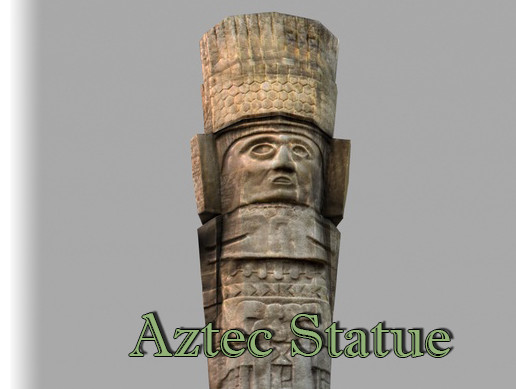 Aztec Stone Statue | 3D 역사적 건조물 | Unity Asset Store