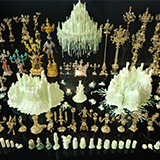 Ornate Candles, CandleHolders, and Wax Sculptures - 133 Models Set