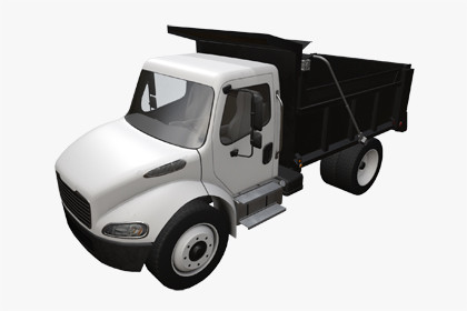 White Dump Truck (330)