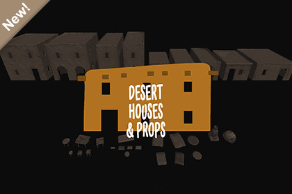 desert houses & props