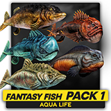 Fantasy Fish Pack 1 - Aqua Life - Underwater Creature - 35