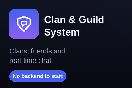 Clan & Guild System with Real-time Chat