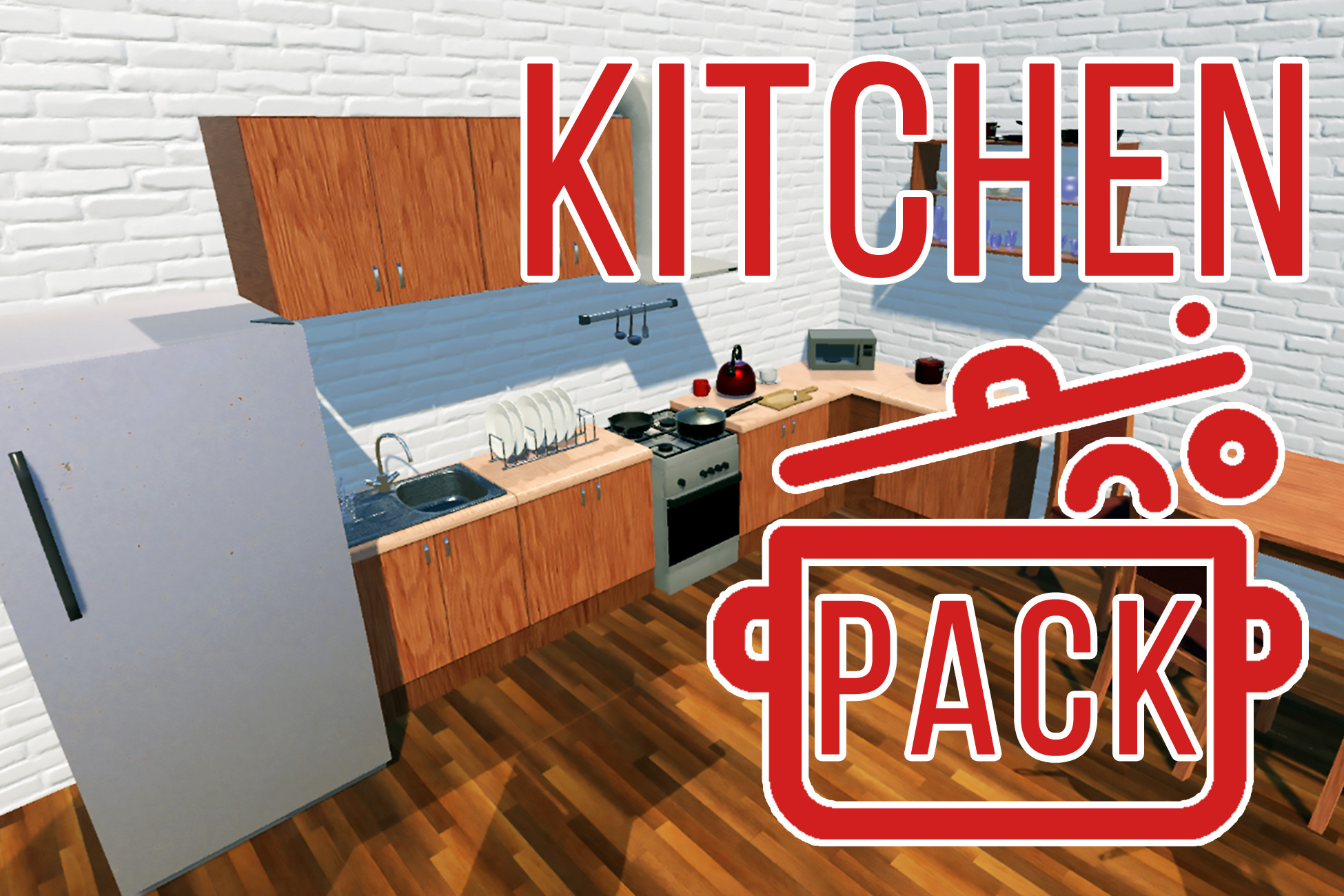 Kitchen Pack | 45 Game-Ready Props | 3D Interior | Unity Asset Store