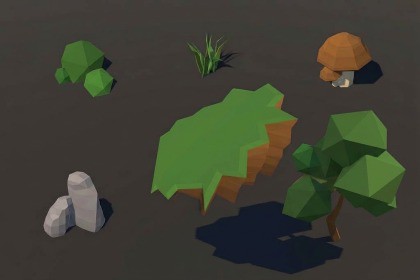 Stylized Low Poly Runner - Modular Environment Pack