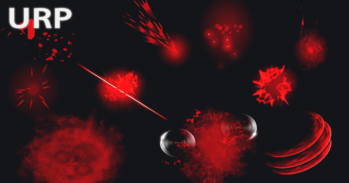 Game VFX - Blood Skill Collection(URP) | VFX Particles | Unity Asset Store