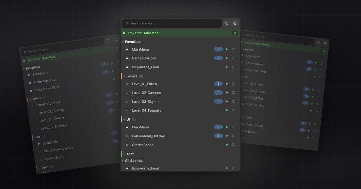 Scene Flow - Scene Manager, Loader & Switcher for Unity | Utilities ...
