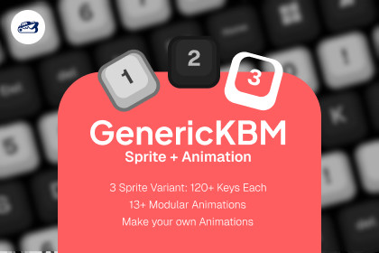 Generic Keyboard & Mouse Sprites (+Script Animation)
