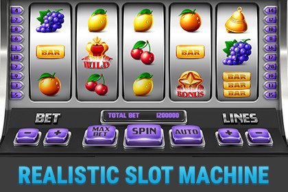 MK Casino Kit • Realistic Slot Machine Template