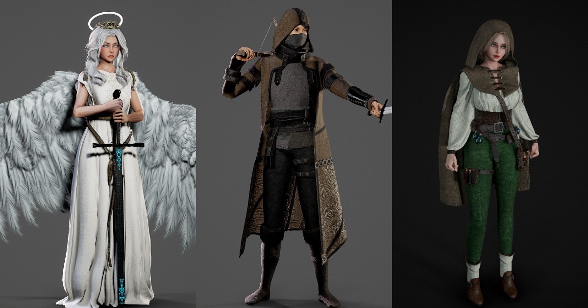 RPG 3 Characters Pack | Characters | Unity Asset Store