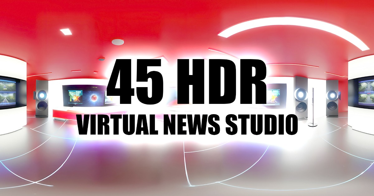 45 HDR Virtual News Studio Pack | 2D Sky | Unity Asset Store