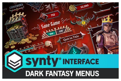 Dark Fantasy Menus - Synty INTERFACE - GUI