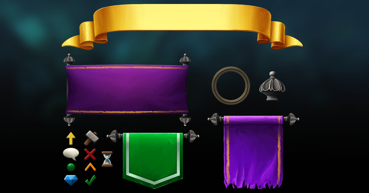 Game UI 01 | 2D Icons | Unity Asset Store