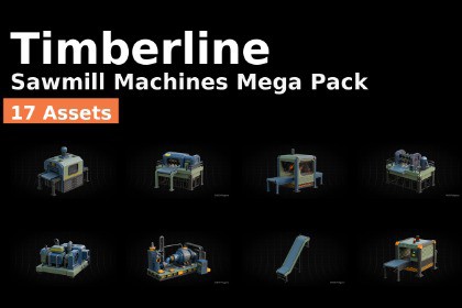 Sawmill Machines Mega Pack