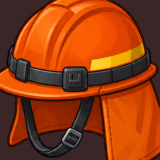 Firefighter Fire Rescue Emergency Equipment Safety Icons Pack