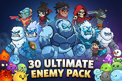 Ultimate Enemy Characters Bundle – 30 Animated Characters