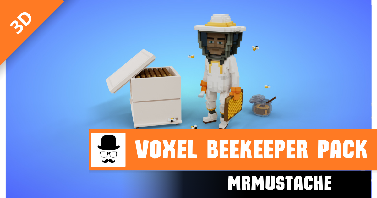 Voxel Beekeeper Pack | Characters | Unity Asset Store