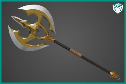 Battle Axe 06 Bronze URP HDRP Textures