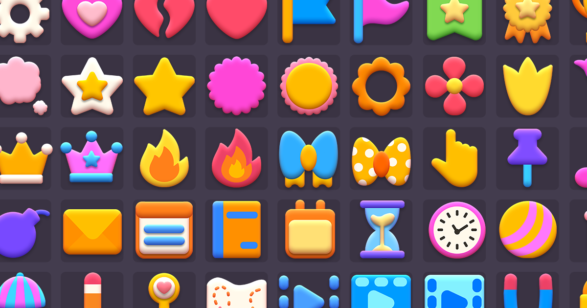 Flat icons | 2D Icons | Unity Asset Store