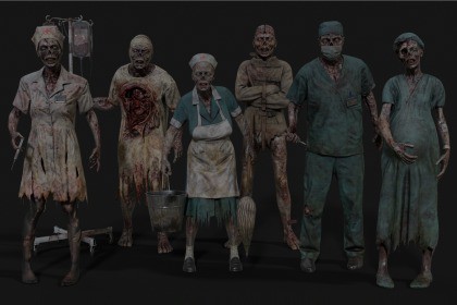 MEGA PACK — Zombie Hospital Collection