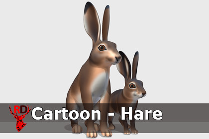 Cartoon - Hare