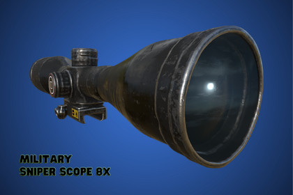 Military Sniper Scope 8X Model