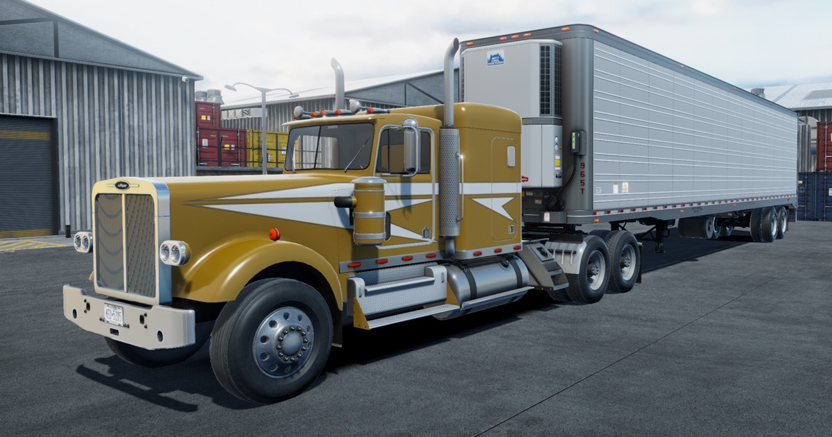 Unity Trucks Truck with van trailer | 3D Vehicles | Unity Asset Store