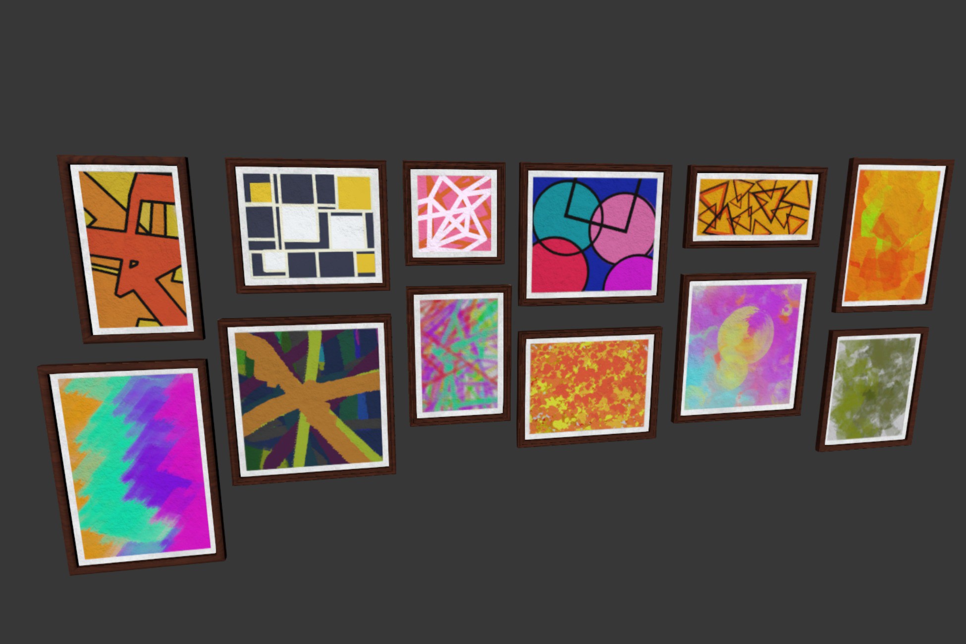 Abstract Design Pattern Unity Abstract Arts | 3D Interior | Unity Asset Store